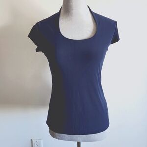 GRACE Navy Top